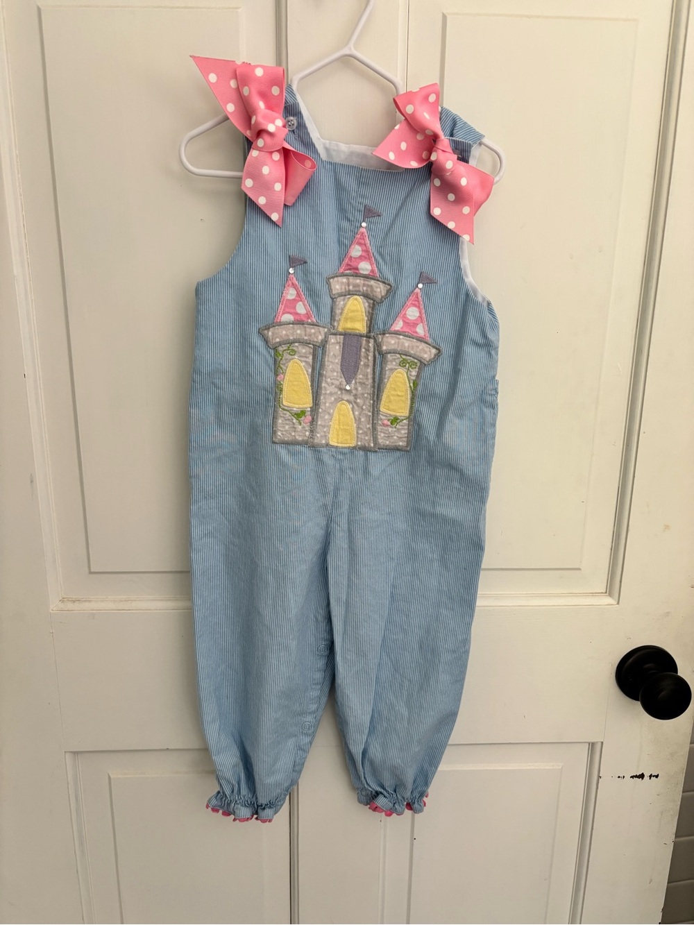 Bailey boys princess castle outfit overalls one piece size 24 months